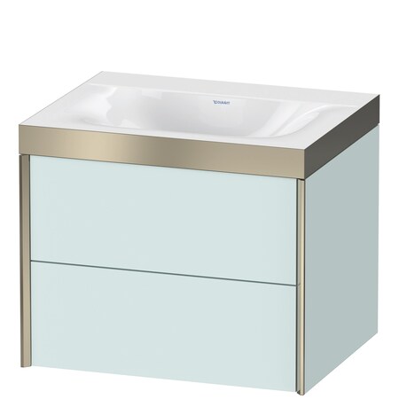 Duravit Xviu C-Bonded Wall-Mounted Vanity Light Blue Matte XV4614NB109P